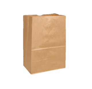 Bolsa kraft delivery chica fondo cuadrado