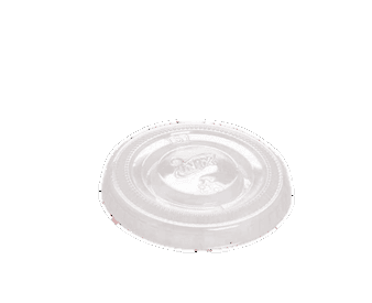 Tapa PET plana perforada 14-22 oz